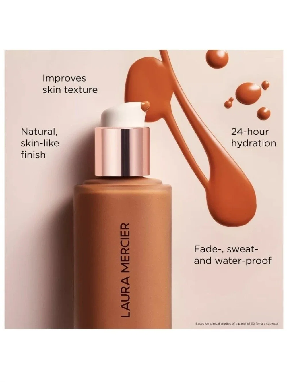 Laura Mercier Real Flawless Perfecting Waterproof Foundation BNIB